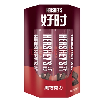 好时（Hershey’s）黑巧克力 排块 零食 婚庆糖果 婚庆喜糖 伴手礼 礼物  210g