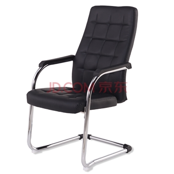 奈高电脑椅办公椅职员椅家用弓形椅人体工学椅-黑色