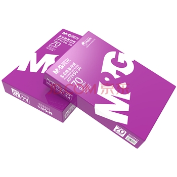 晨光（M&G）紫晨光 A4 70g 多功能双面打印纸 热销款复印纸 500张/包 8包/箱（整箱4000张）APYVJG36