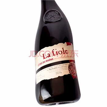 芙华（La Fiole）歪脖子红酒 法国原瓶进口 隆河干红葡萄酒 750ml*1支 单支装