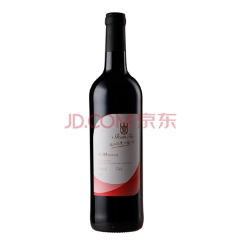 山图（ShanTu）TU88 法国进口红酒原瓶歌海娜/美乐混酿 干红葡萄酒750ml*6整箱装