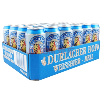 德拉克(Durlacher)）小麦白啤酒 500ml*24听 德国原装进口
