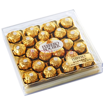 费列罗（FERRERO）榛果威化糖果巧克力制品24粒300g 喜糖零食伴手礼节日礼物 