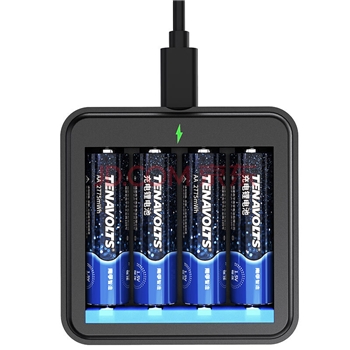 南孚5号充电锂电池4粒套装 1.5V恒压快充  适用游戏手柄/键鼠/话筒/吸奶器/血压计/闪光灯等 AA五号