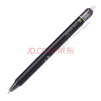 百乐（PILOT）按动可擦笔 子弹头中性笔 学习绘画彩色水笔 LFBK-23EF 0.5mm黑色5支装 