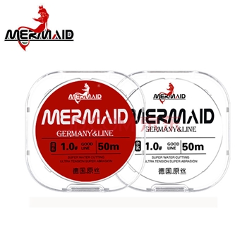 美人鱼（Mermaid）鱼线子线进口原丝鱼线台钓线强劲拉力竞技钓鱼线50米 子系2.0