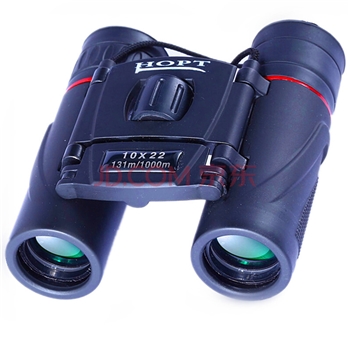 JHOPT巨宏10X22双筒望远镜 高倍高清 微光夜视 迷你观赛镜 便携口袋镜