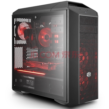 酷冷至尊(CoolerMaster)MC Pro5 EATX台式电脑中塔机箱 钢玻侧板/模组化设计/5硬盘位/6风扇位