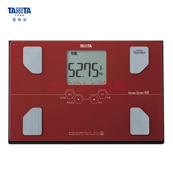 百利达（TANITA） 体脂秤 体重秤 人体电子称 脂肪秤 体脂计 BC-313 金属红