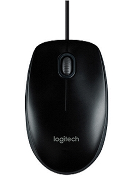 罗技（Logitech）M100r 鼠标 有线鼠标 