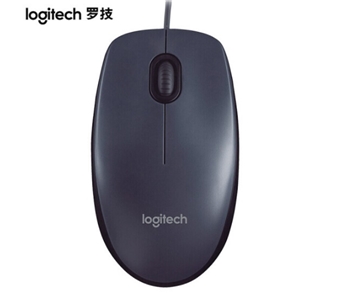 罗技（Logitech） M90有线USB鼠标 办公笔记本台式机家用U口鼠标