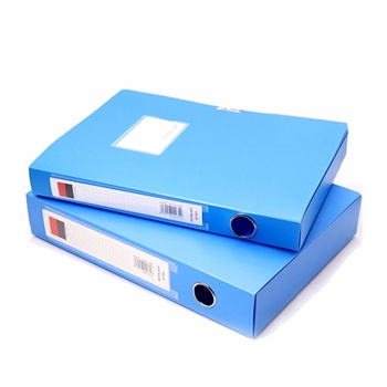 欧标 标准型档案盒 B1902 A4 55mm 95C PP料 蓝色 1171285